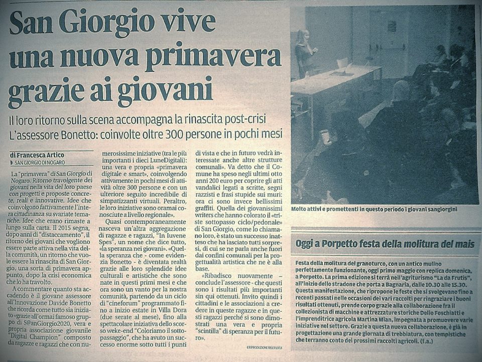 Messaggero Veneto 01.05.2015